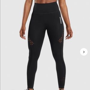 Gymshark black energy & seamless leggings, XS